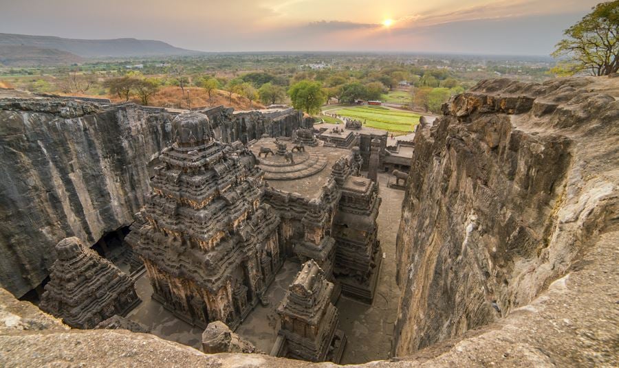 The stunning caves of Ajanta